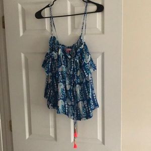 Lilly Pulitzer top size xl, worn once